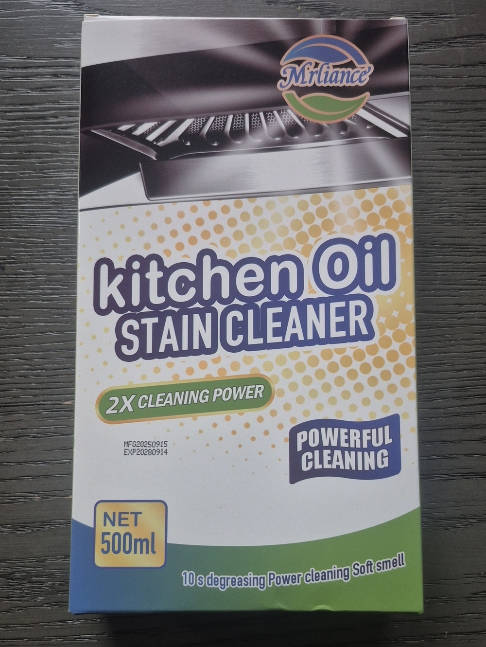 Kitchen Oil Stain Cleaner - White/Yellow/Green